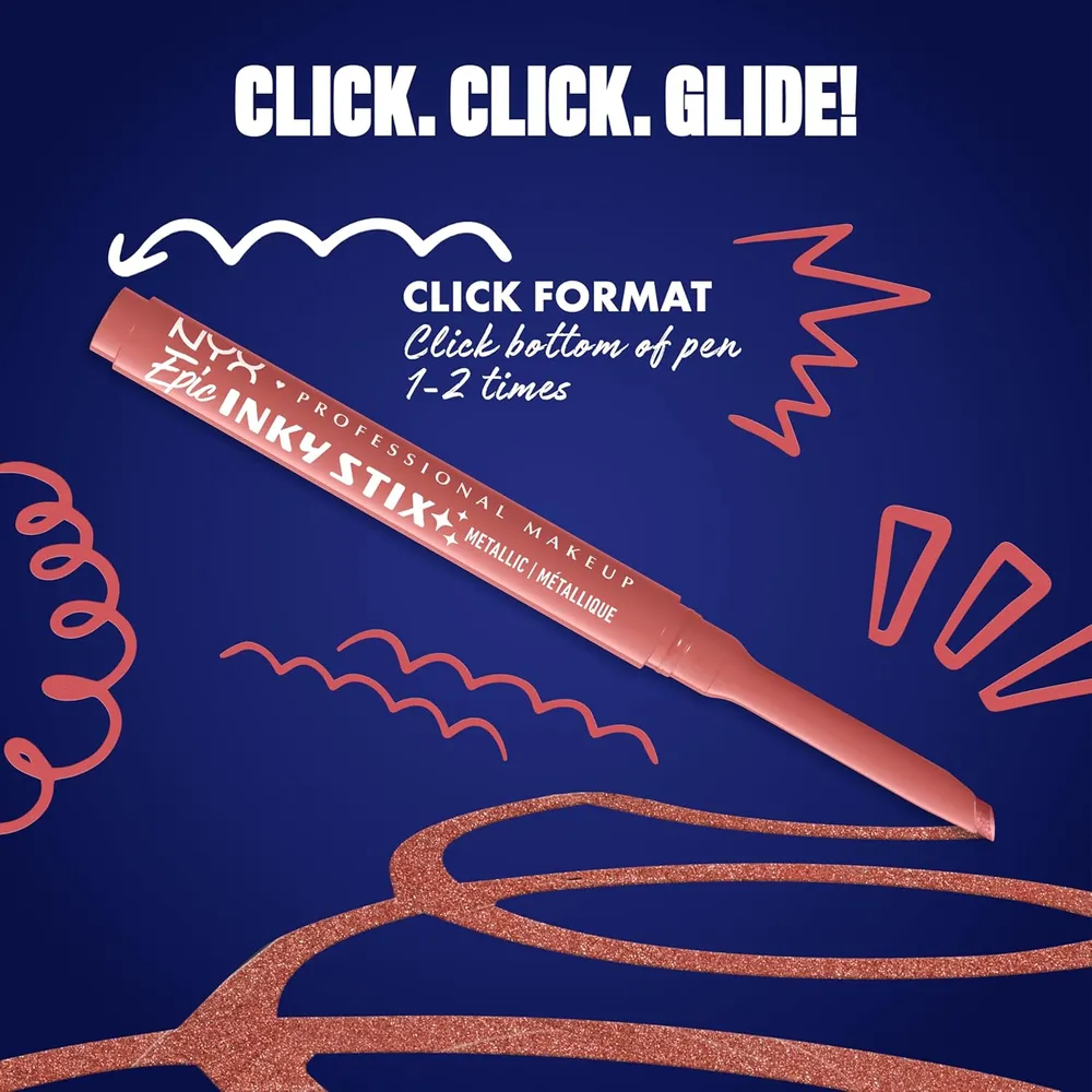 NYX Epic Inky Stix Delineador de Ojos | 12 Rubores