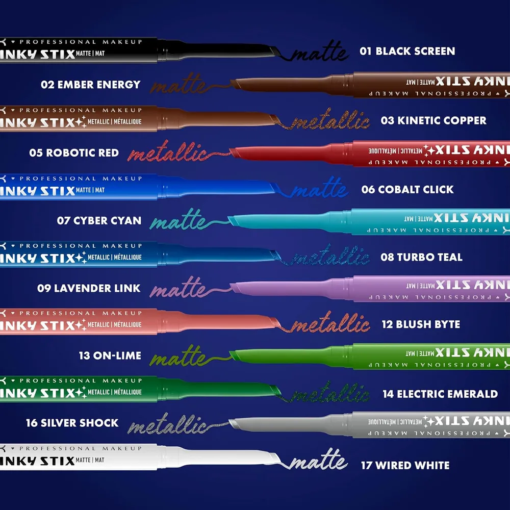 NYX Epic Inky Stix Delineador de Ojos | 01 Black Screen
