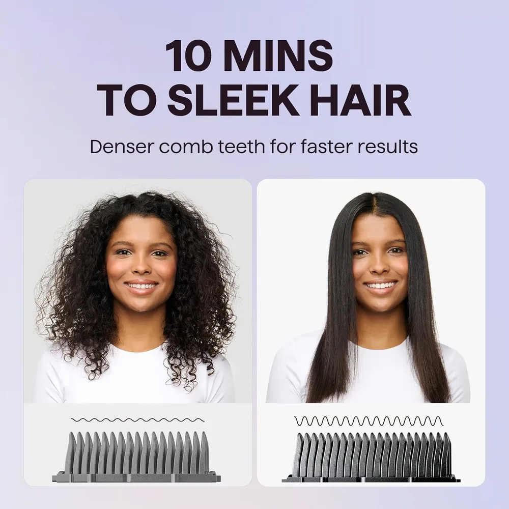 CEPILLO ALISADOR DE CABELLO WAVYTALK | NEGRO / ROSA