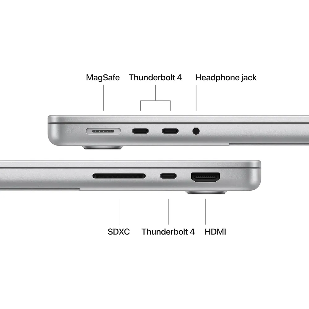 MACBOOK PRO M5 14" 2025 16GB RAM 512GB SSD APPLE - TECLADO INGLÉS | SILVER