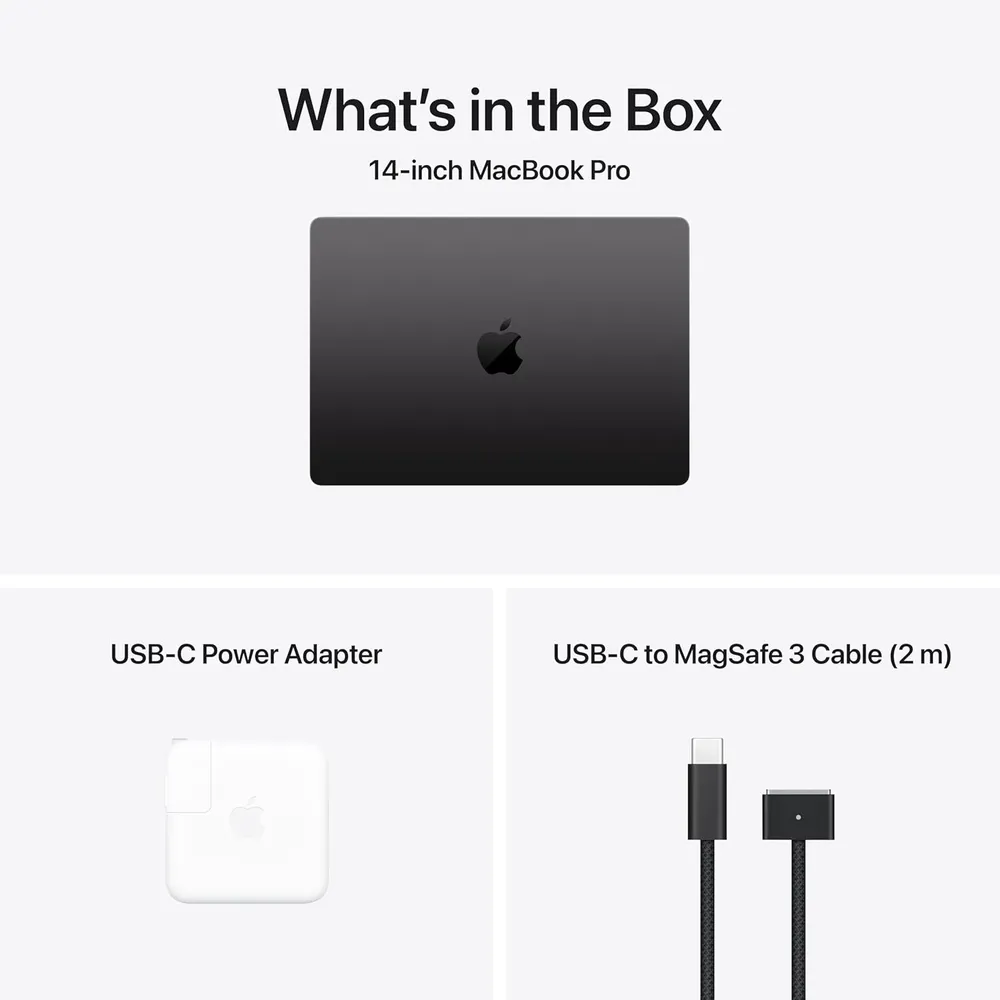 MACBOOK PRO M5 14" 2025 16GB RAM 512GB SSD APPLE - TECLADO INGLÉS | SPACE BLACK