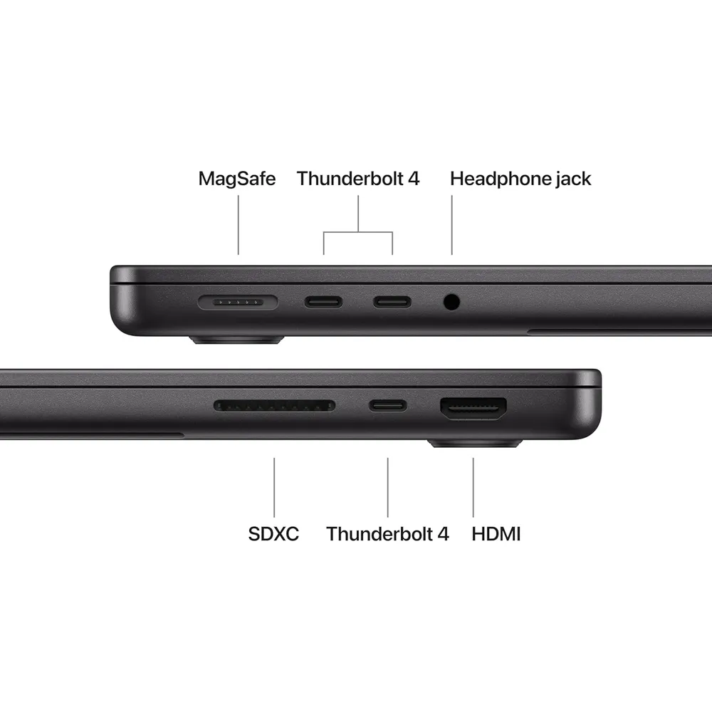 MACBOOK PRO M5 14" 2025 24GB RAM 1TB SSD APPLE - TECLADO INGLÉS | SPACE BLACK