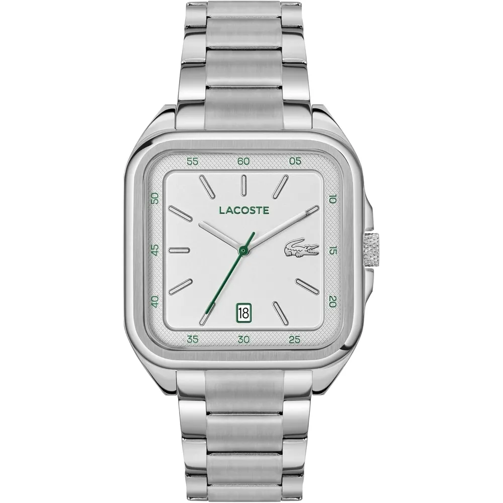 RELOJ LACOSTE 12.12 UP CUARZO 39 MM BRAZALETE HOMBRE - Silver