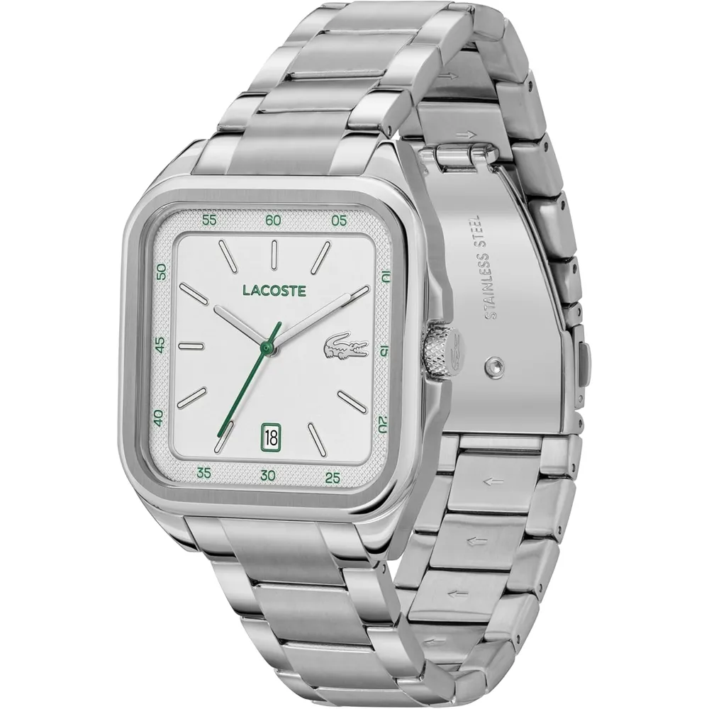 RELOJ LACOSTE 12.12 UP CUARZO 39 MM BRAZALETE HOMBRE - Silver