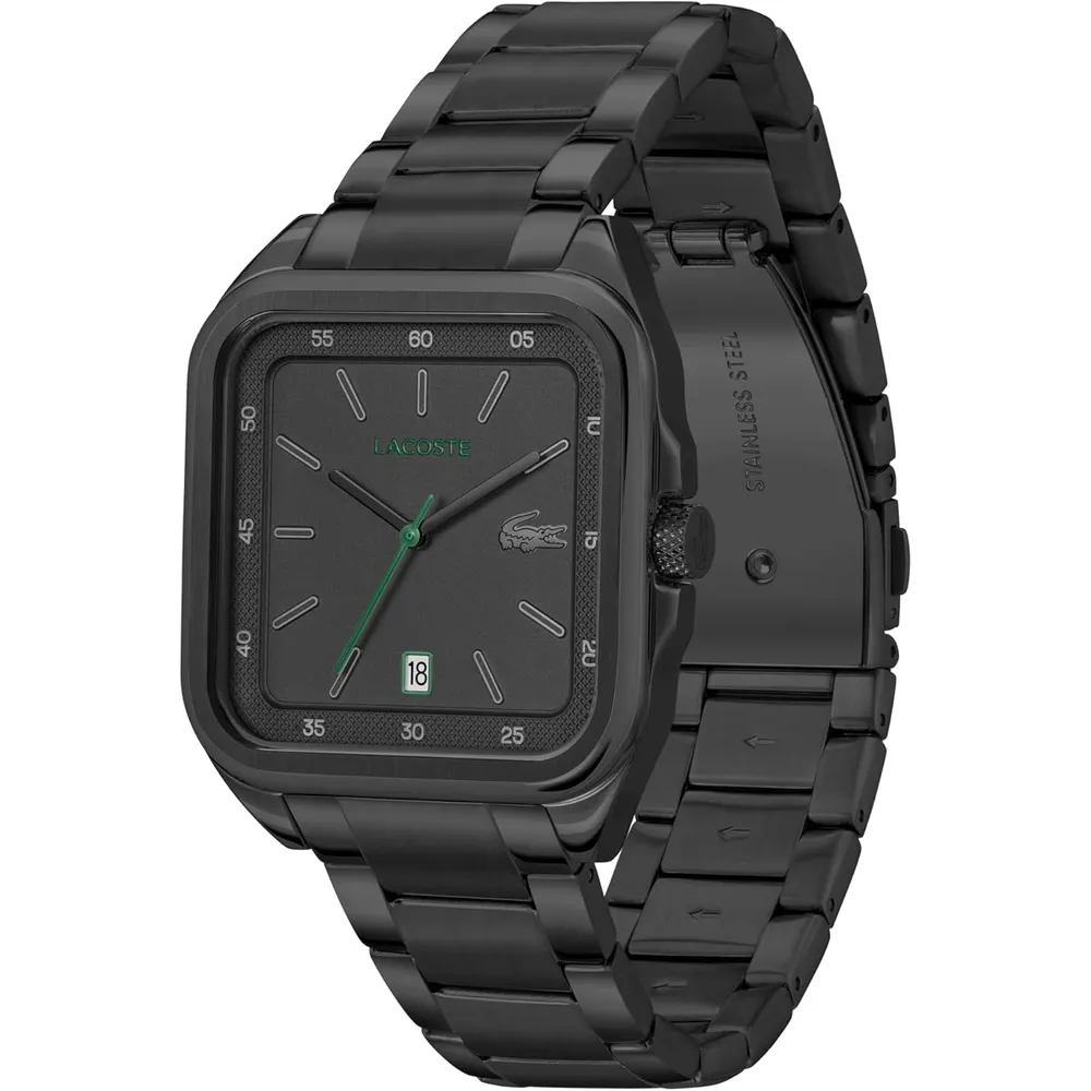 RELOJ LACOSTE 12.12 UP CUARZO 39 MM BRAZALETE HOMBRE - Black