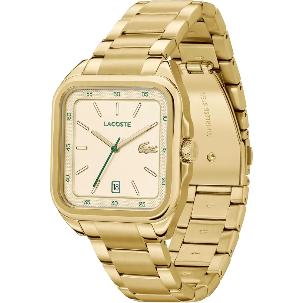 RELOJ LACOSTE 12.12 UP CUARZO 39 MM BRAZALETE HOMBRE - Gold