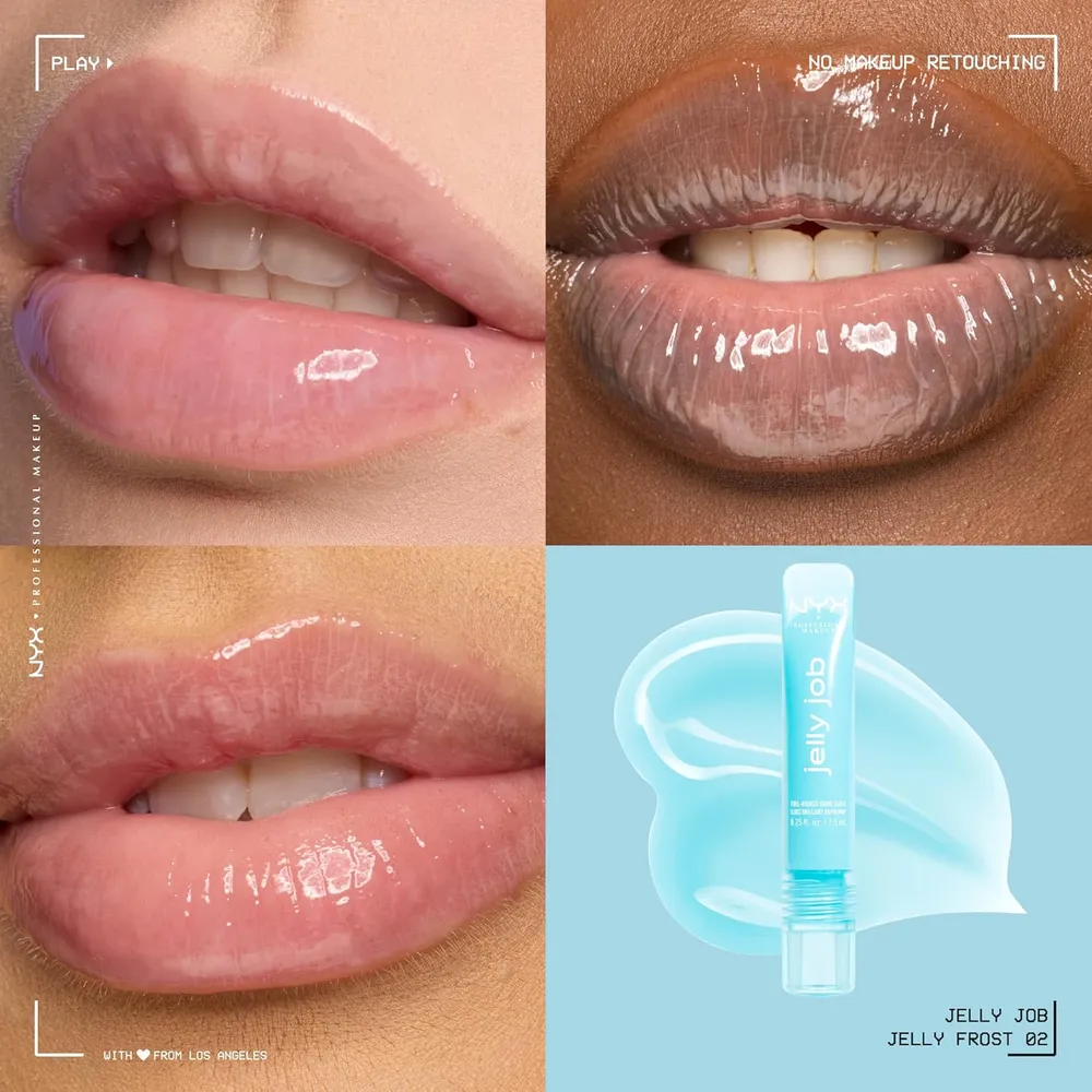 NYX Jelly Job Brillo de Labios | 02 Jelly Frost