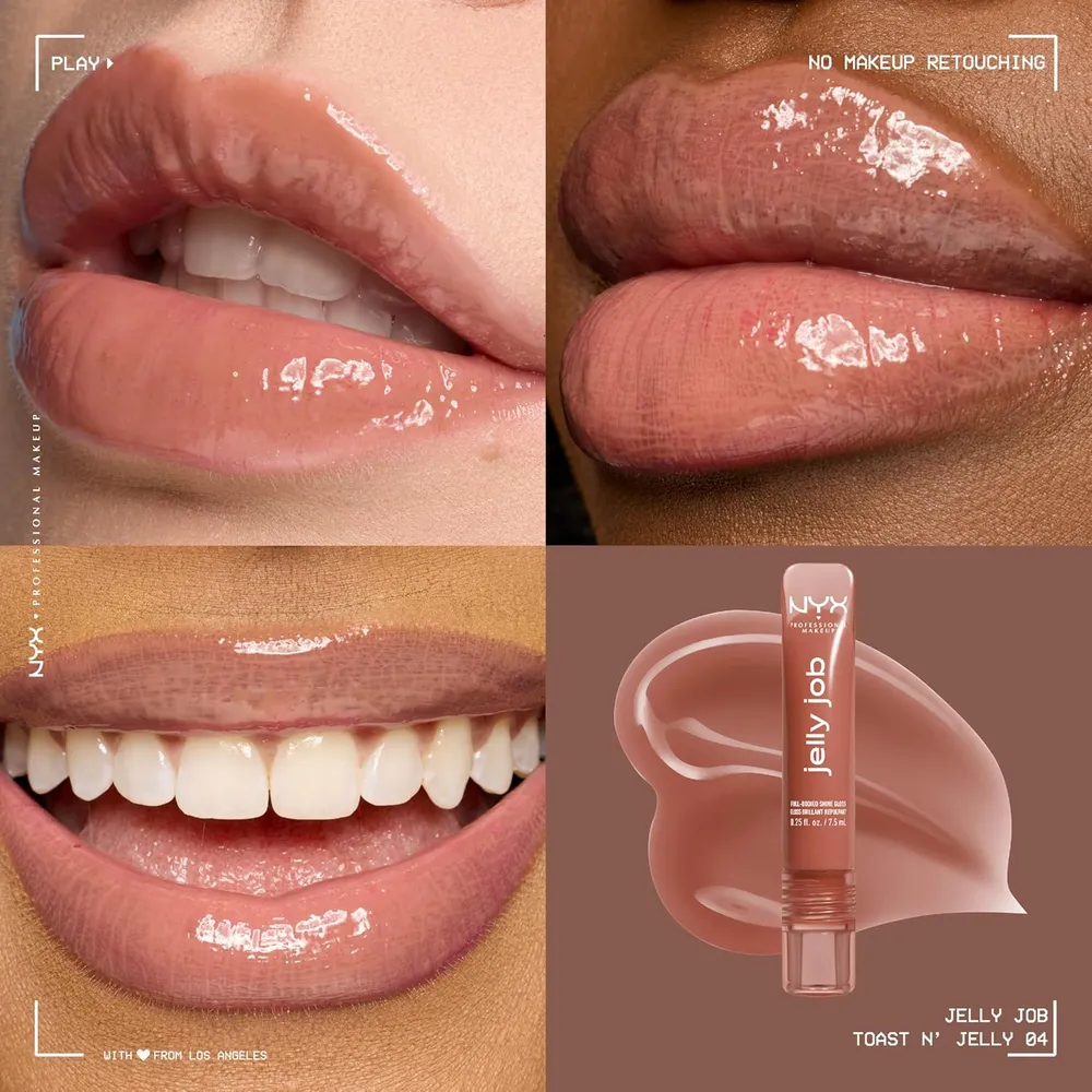 NYX Jelly Job Brillo de Labios | 04 Toast N' Jelly