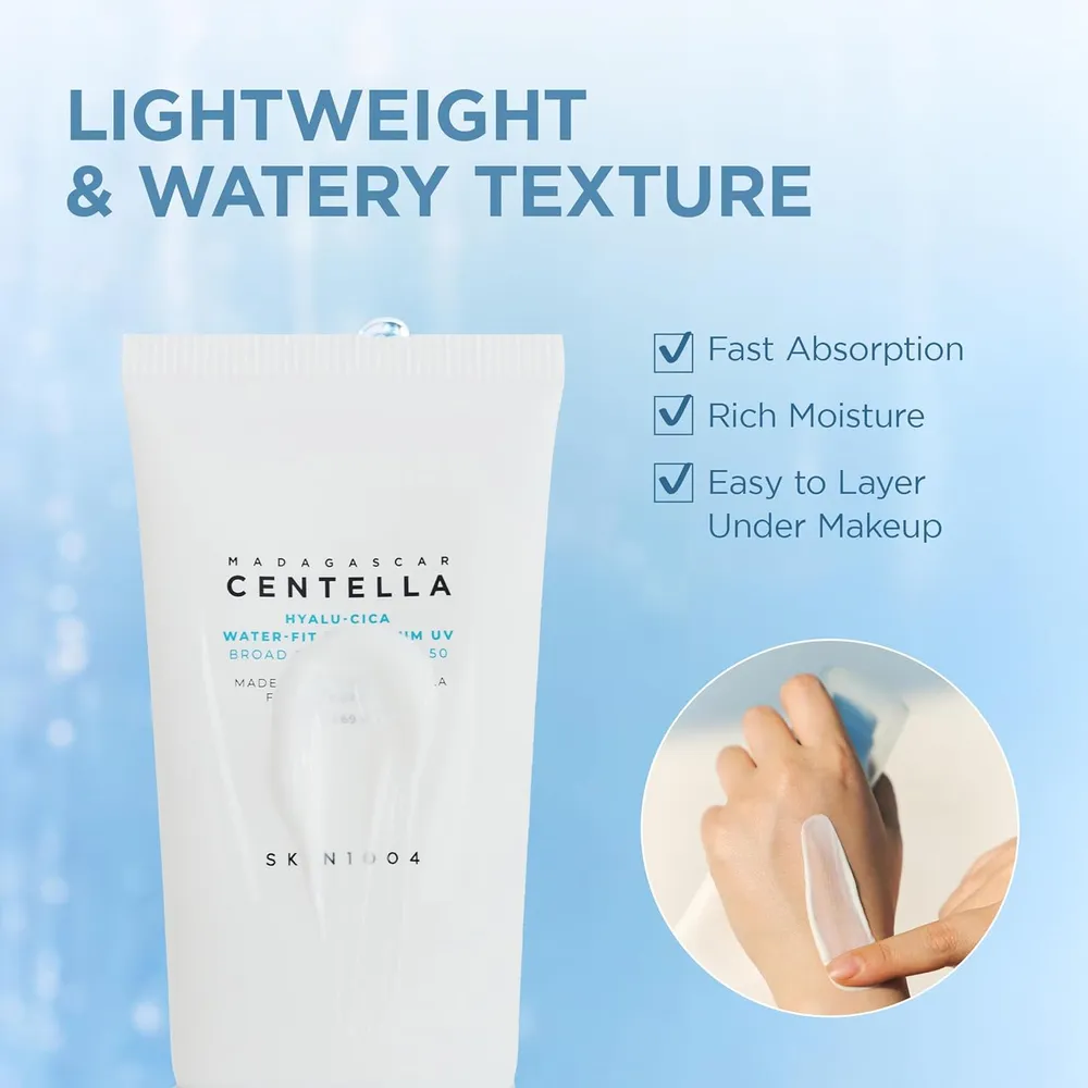 PROTECTOR SOLAR FACIAL HYALU-CICA SPF 50 HIDRATANTE SKIN1004 | 1.69 OZ / 50 ML