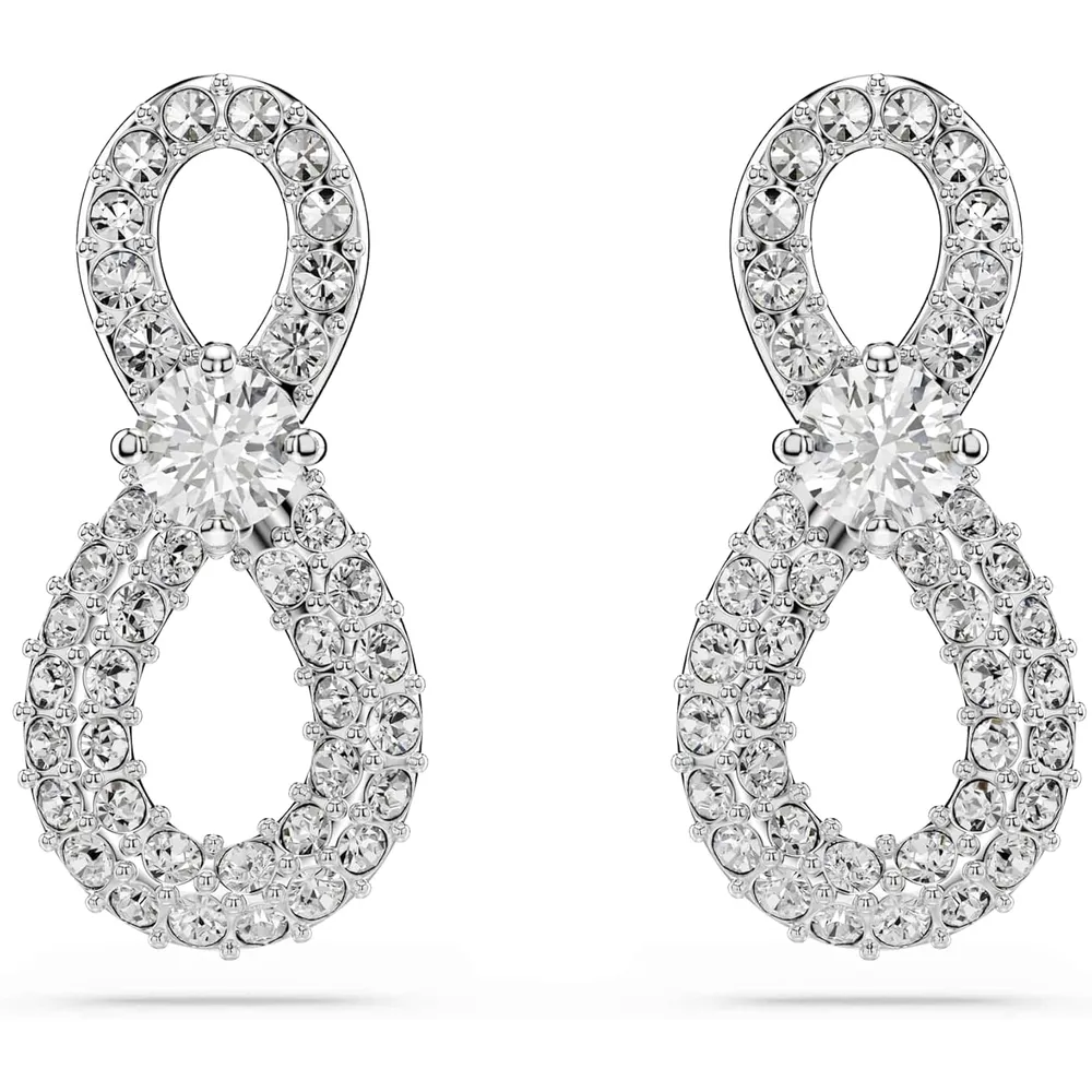 SWAROVSKI ARETES ESTUDIO HYPERBOLA PARA MUJER | PLATEADO