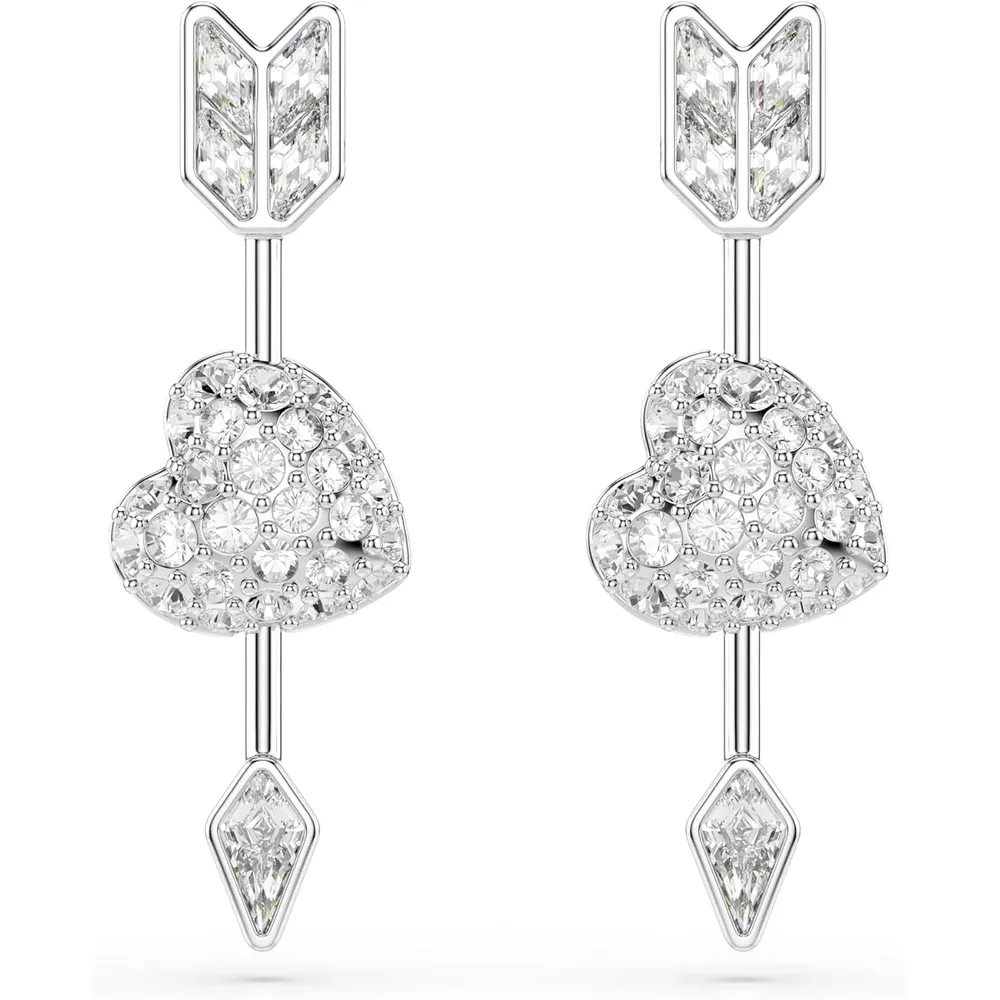 SWAROVSKI ARETES COLGANTES IDYLLIA PARA MUJER | PLATEADO