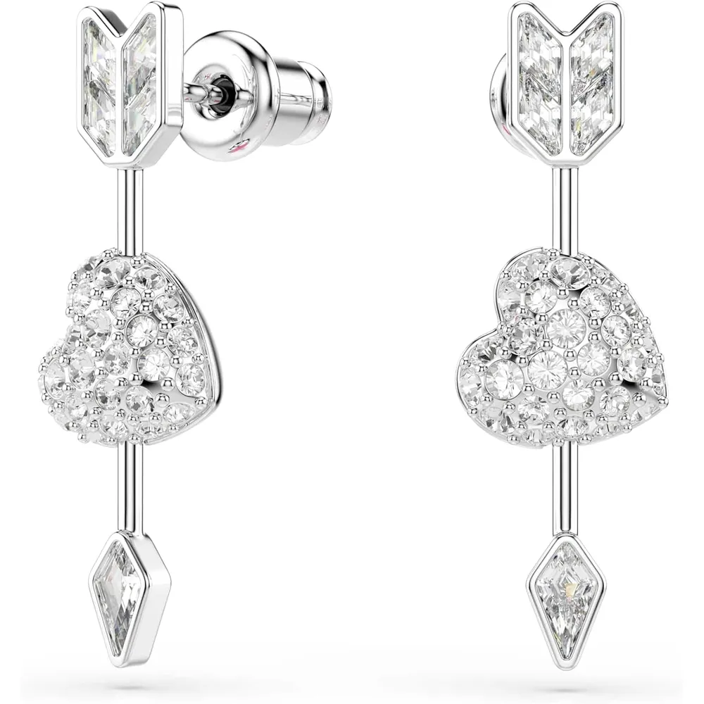 SWAROVSKI ARETES COLGANTES IDYLLIA PARA MUJER | PLATEADO