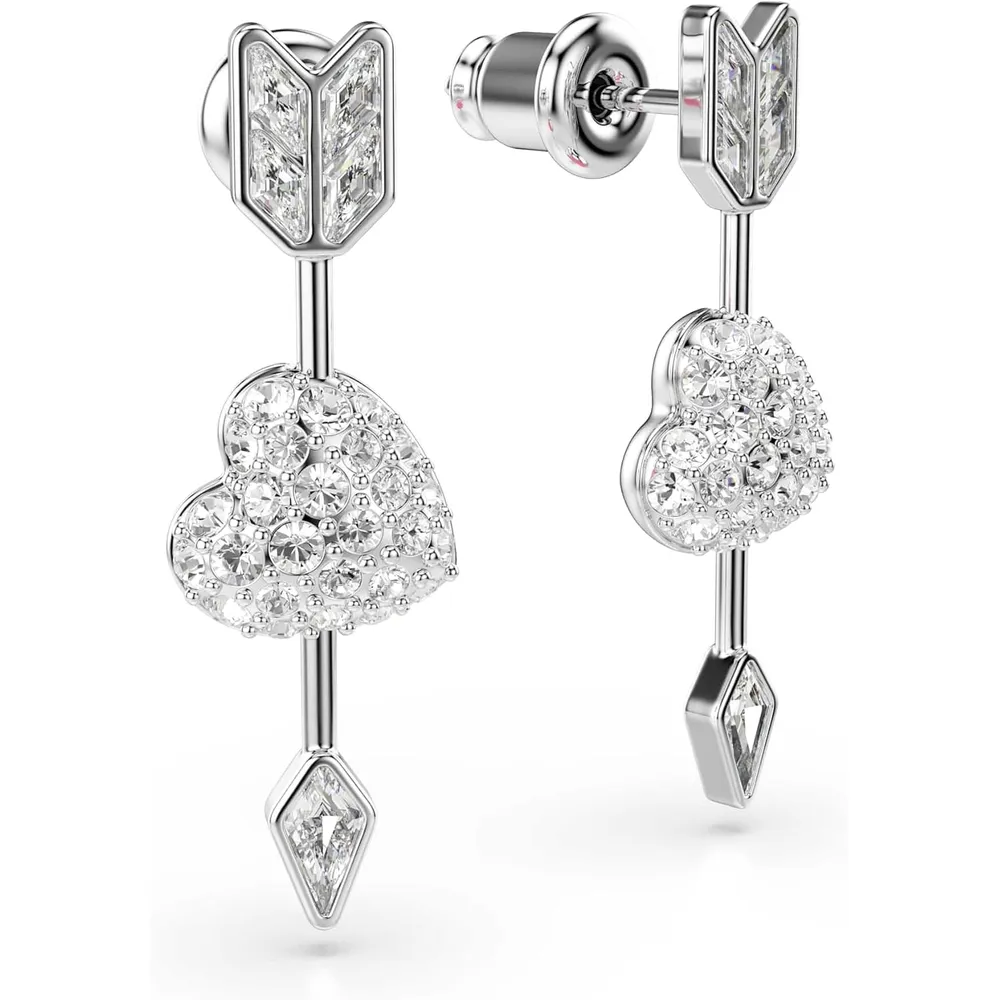 SWAROVSKI ARETES COLGANTES IDYLLIA PARA MUJER | PLATEADO