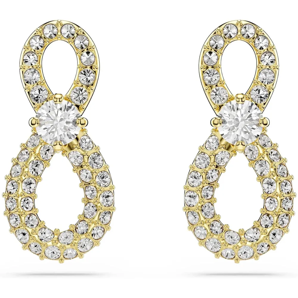 SWAROVSKI ARETES ESTUDIO HYPERBOLA PARA MUJER | DORADO/BLANCO