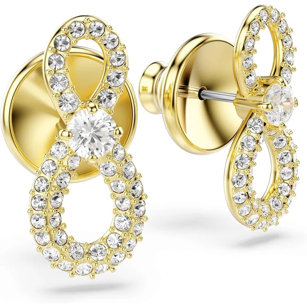 SWAROVSKI ARETES ESTUDIO HYPERBOLA PARA MUJER | DORADO/BLANCO