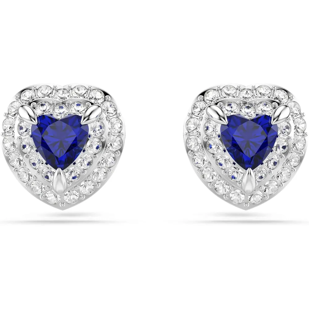 SWAROVSKI ARETES ESTUDIO ONE PARA MUJER | AZUL/PLATEADO