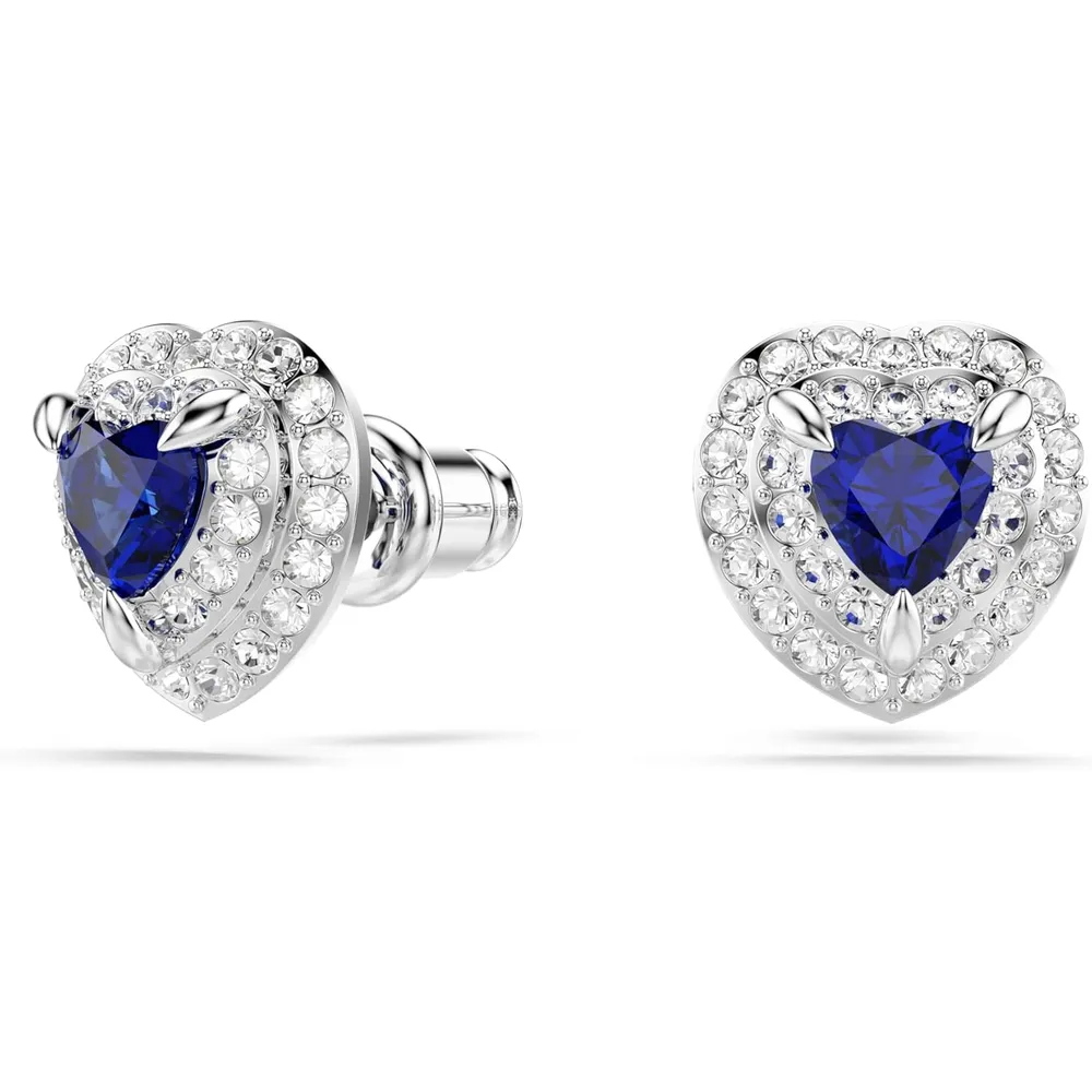 SWAROVSKI ARETES ESTUDIO ONE PARA MUJER | AZUL/PLATEADO