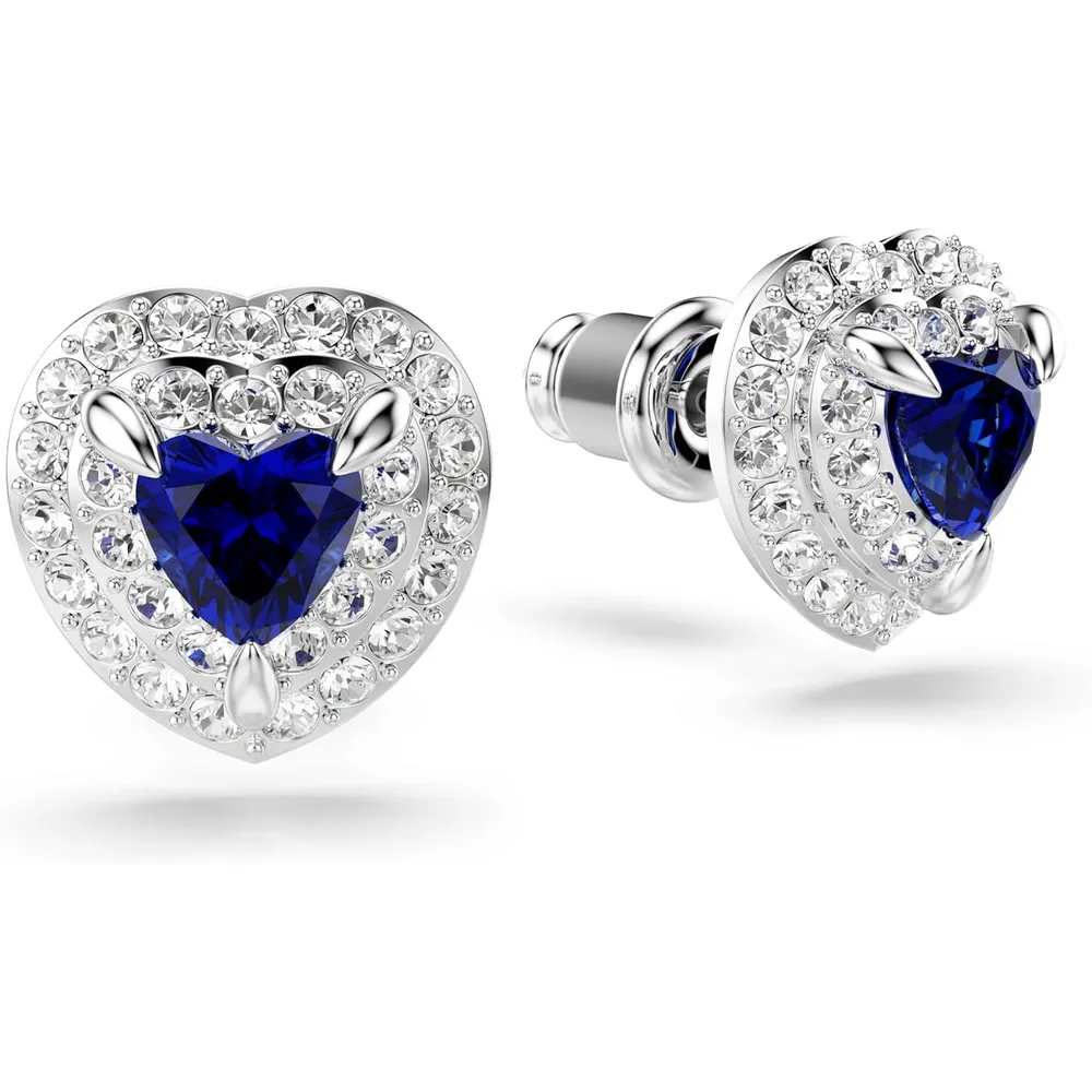 SWAROVSKI ARETES ESTUDIO ONE PARA MUJER | AZUL/PLATEADO