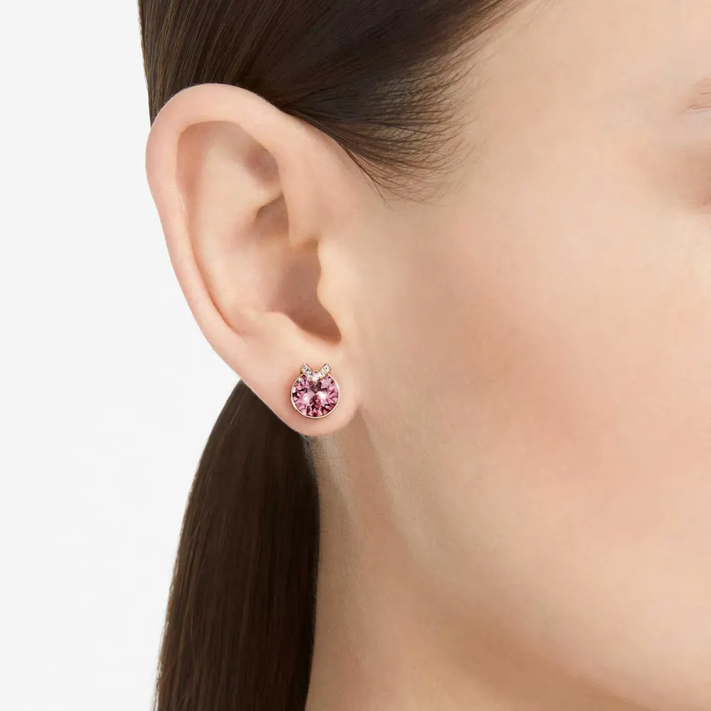 SWAROVSKI ARETES ESTUDIO BELLA PARA MUJER | ROSADO