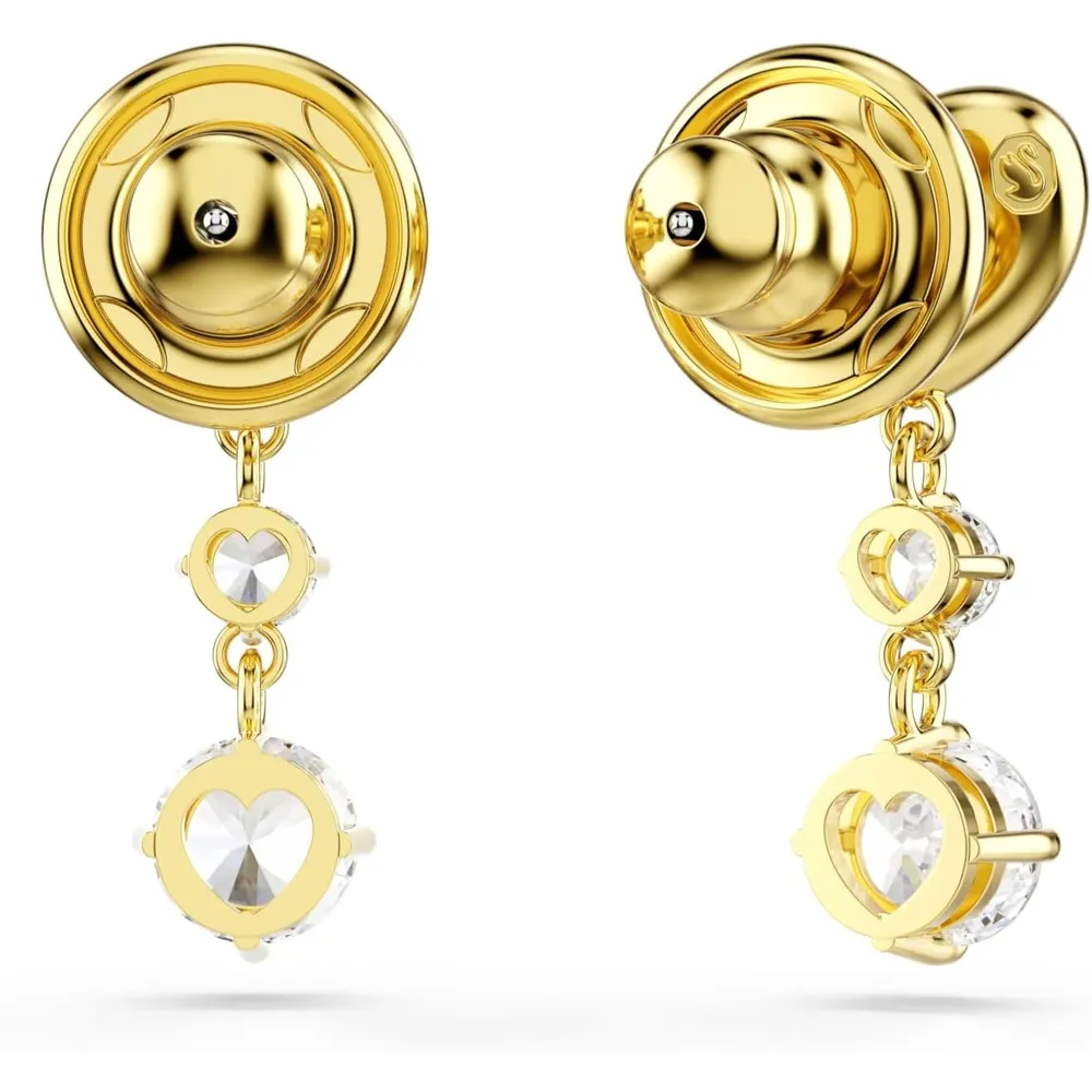 SWAROVSKI ARETES COLGANTES LIFELONG PARA MUJER | DORADO/BLANCO