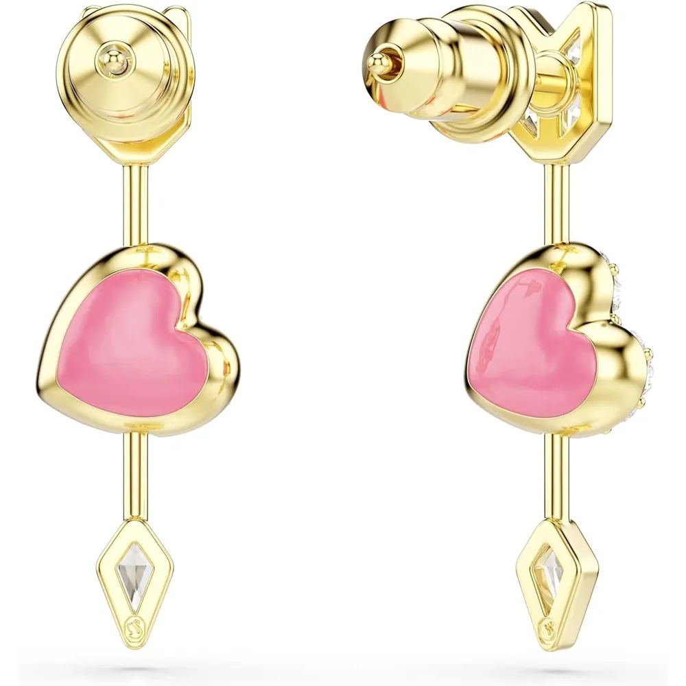 SWAROVSKI ARETES COLGANTES IDYLLIA PARA MUJER | DORADO/BLANCO