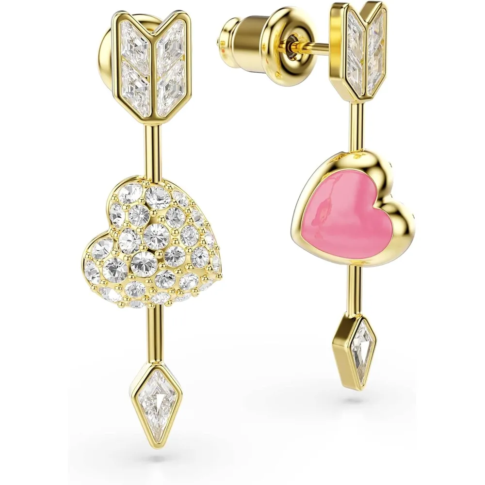 SWAROVSKI ARETES COLGANTES IDYLLIA PARA MUJER | DORADO/BLANCO