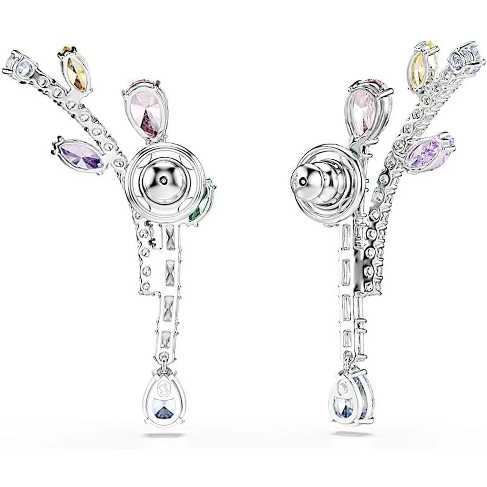 b0fy3vqytd_3_webp.webp SWAROVSKI ARETES COLGANTES FLORAL ACABADO RODIO PARA MUJER | MULTICOLOR