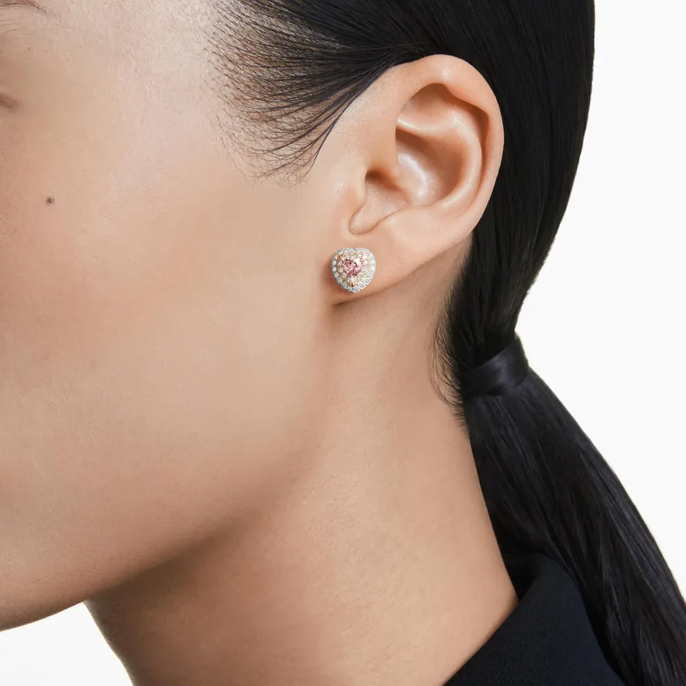 SWAROVSKI ARETES ESTUDIO ONE PARA MUJER | ROSADO