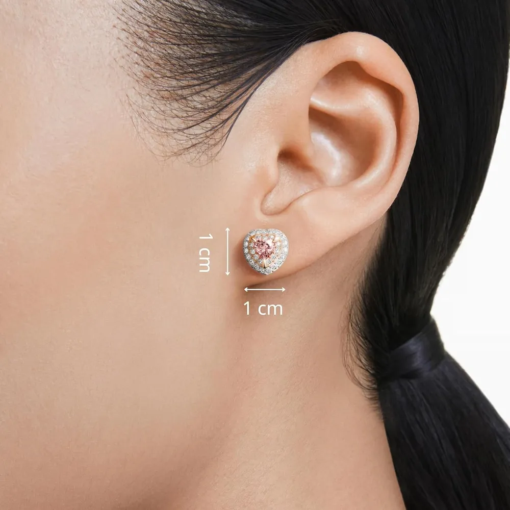 SWAROVSKI ARETES ESTUDIO ONE PARA MUJER | ROSADO