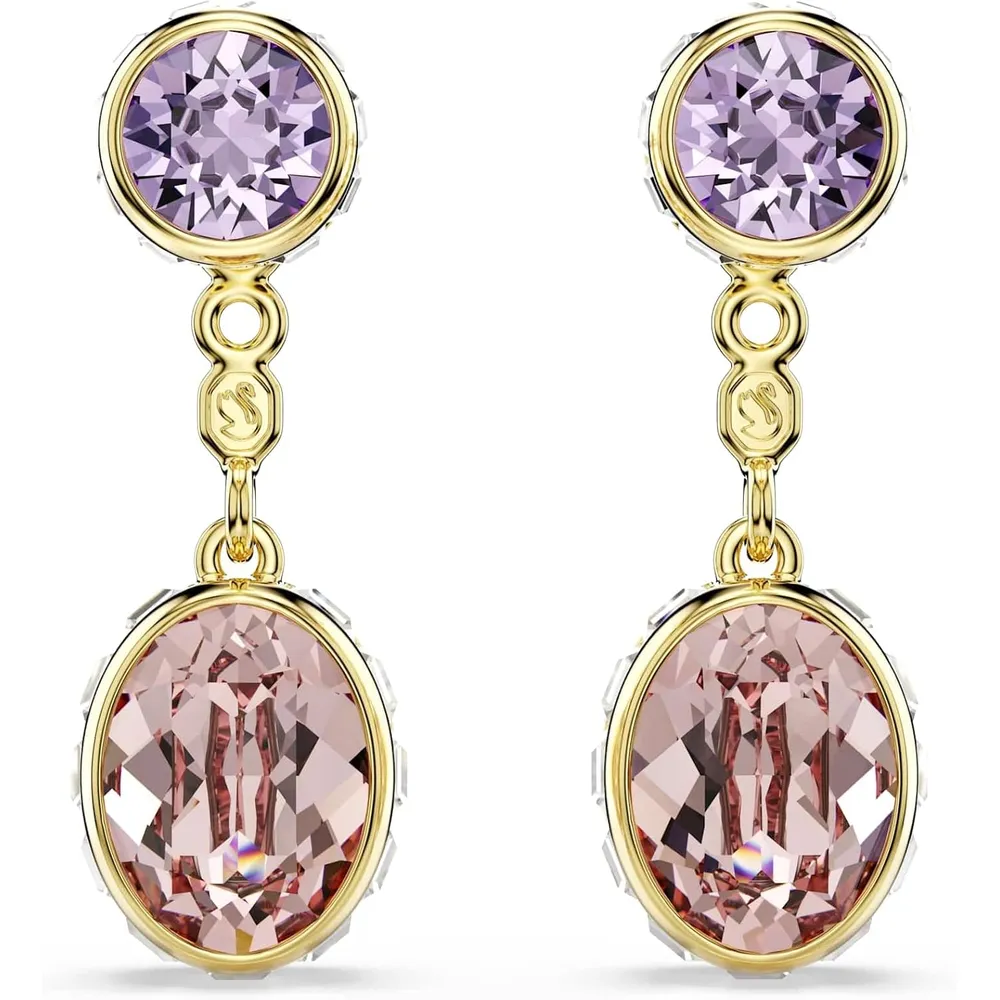 SWAROVSKI ARETES COLGANTES CHROMA PARA MUJER | MULTICOLOR