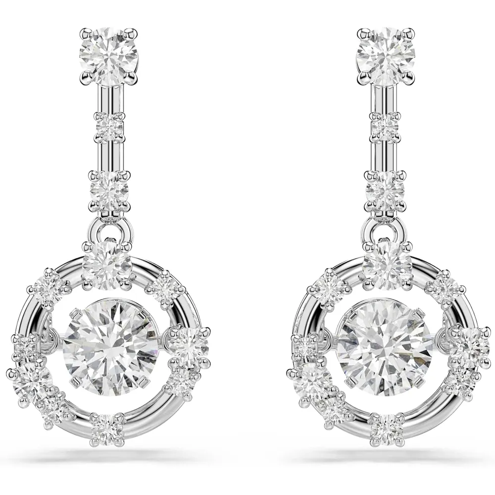 SWAROVSKI ARETES COLGANTES CONSTELLA PARA MUJER | PLATEADO