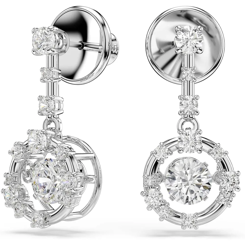 SWAROVSKI ARETES COLGANTES CONSTELLA PARA MUJER | PLATEADO