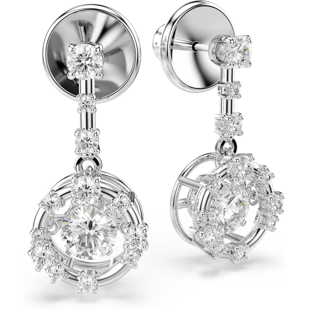 SWAROVSKI ARETES COLGANTES CONSTELLA PARA MUJER | PLATEADO
