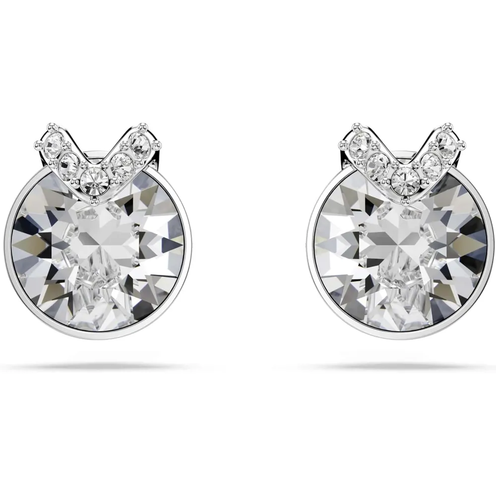 SWAROVSKI ARETES ESTUDIO BELLA PARA MUJER | PLATEADO