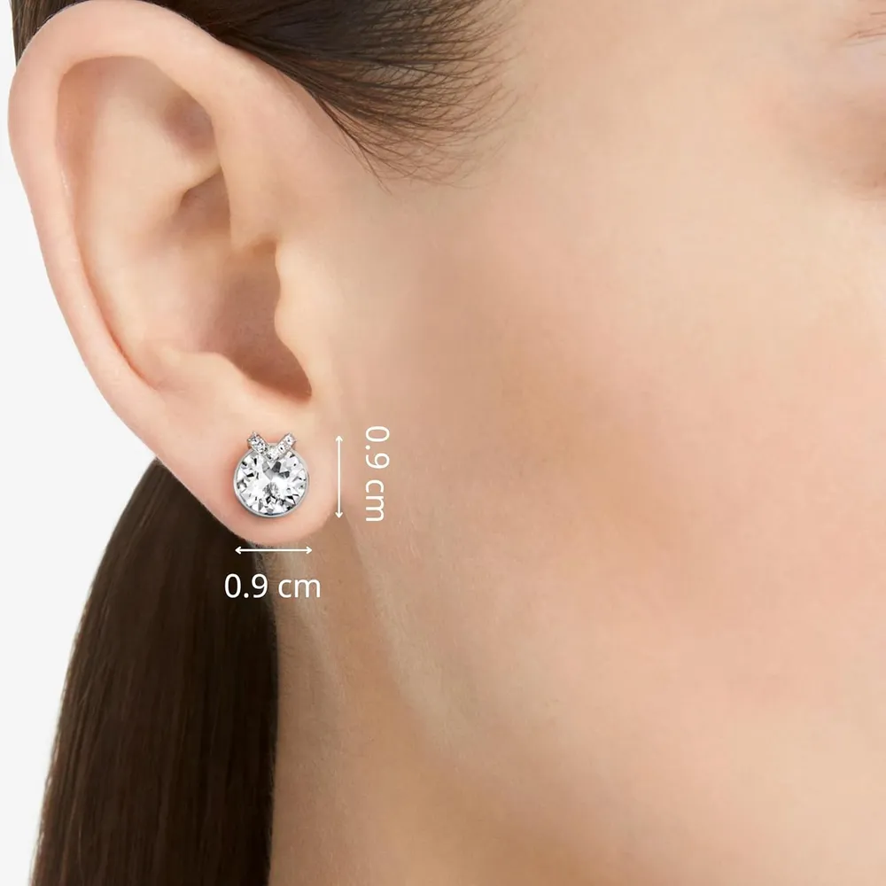 SWAROVSKI ARETES ESTUDIO BELLA PARA MUJER | PLATEADO
