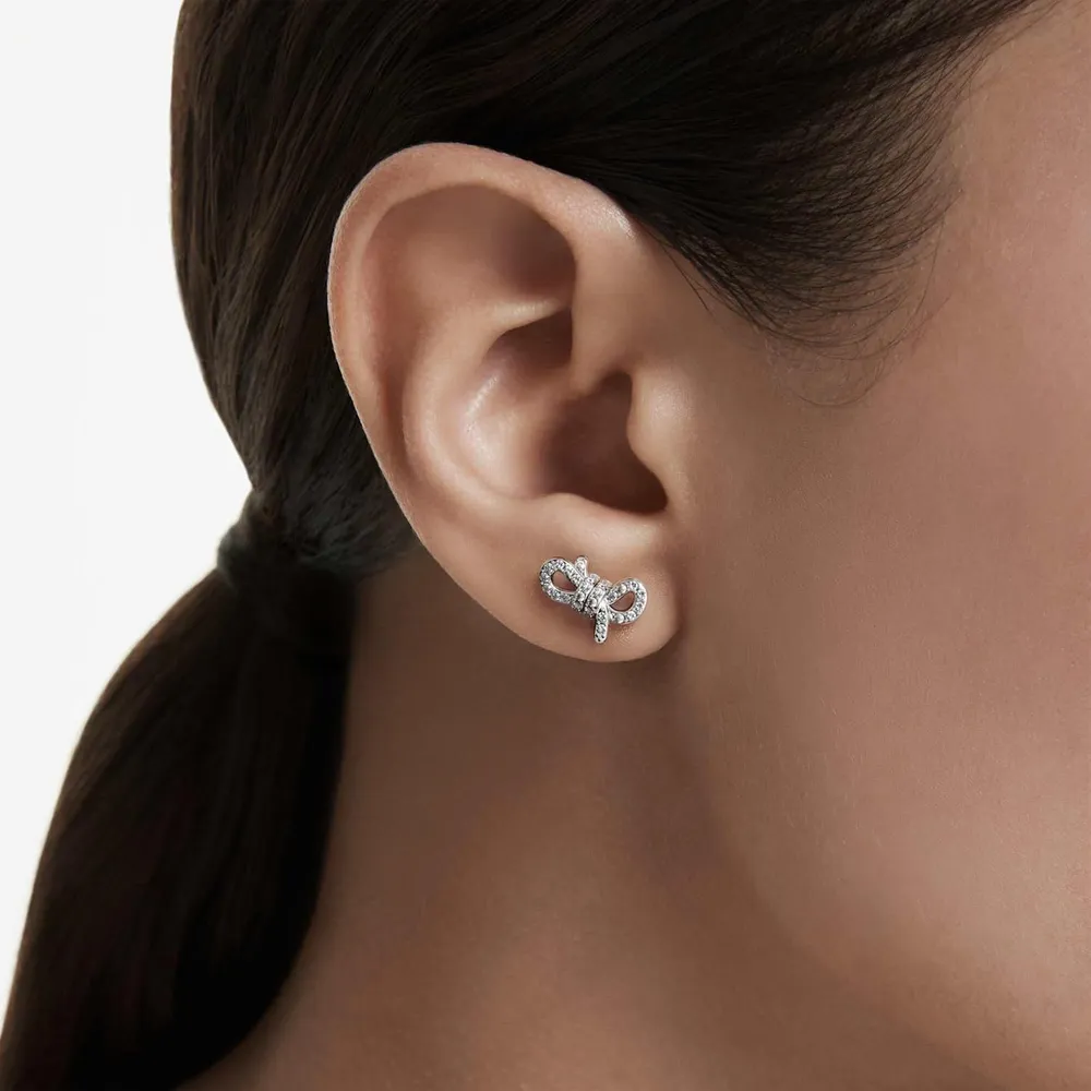 SWAROVSKI ARETES ESTUDIO LIFELONG PARA MUJER | PLATEADO