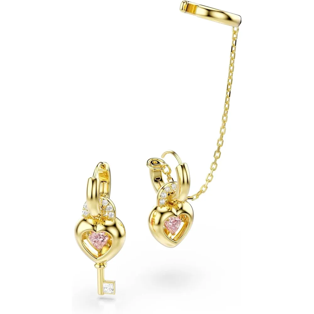 b0fy3yjztn_2_webp.webp SWAROVSKI ARETES COLGANTES IDYLLIA PARA MUJER | ROSADO / DORADO