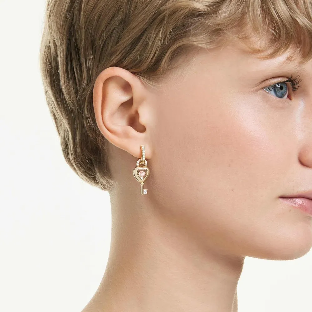 b0fy3yjztn_4_webp.webp SWAROVSKI ARETES COLGANTES IDYLLIA PARA MUJER | ROSADO / DORADO