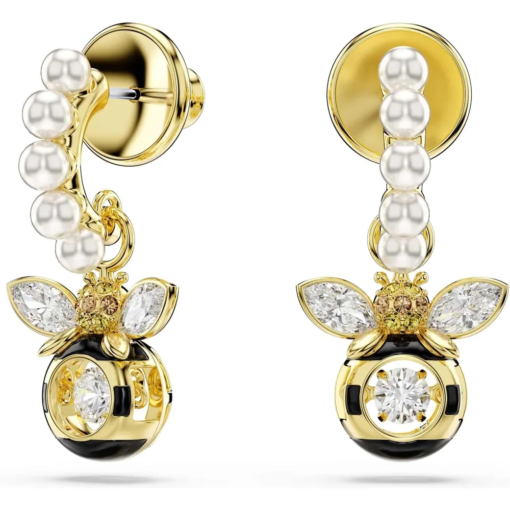 SWAROVSKI ARETES COLGANTES IDYLLIA PARA MUJER | DORADO