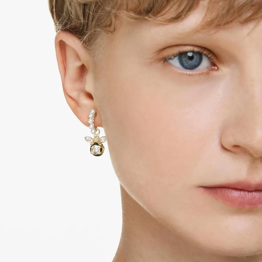 SWAROVSKI ARETES COLGANTES IDYLLIA PARA MUJER | DORADO