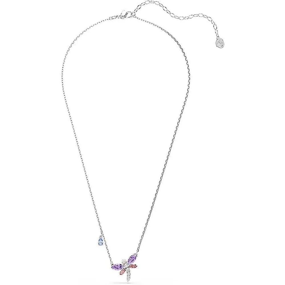 SWAROVSKI ARIANA GRANDE COLLAR LIBÉLULA ACABADO RODIO PARA MUJER | MULTICOLOR