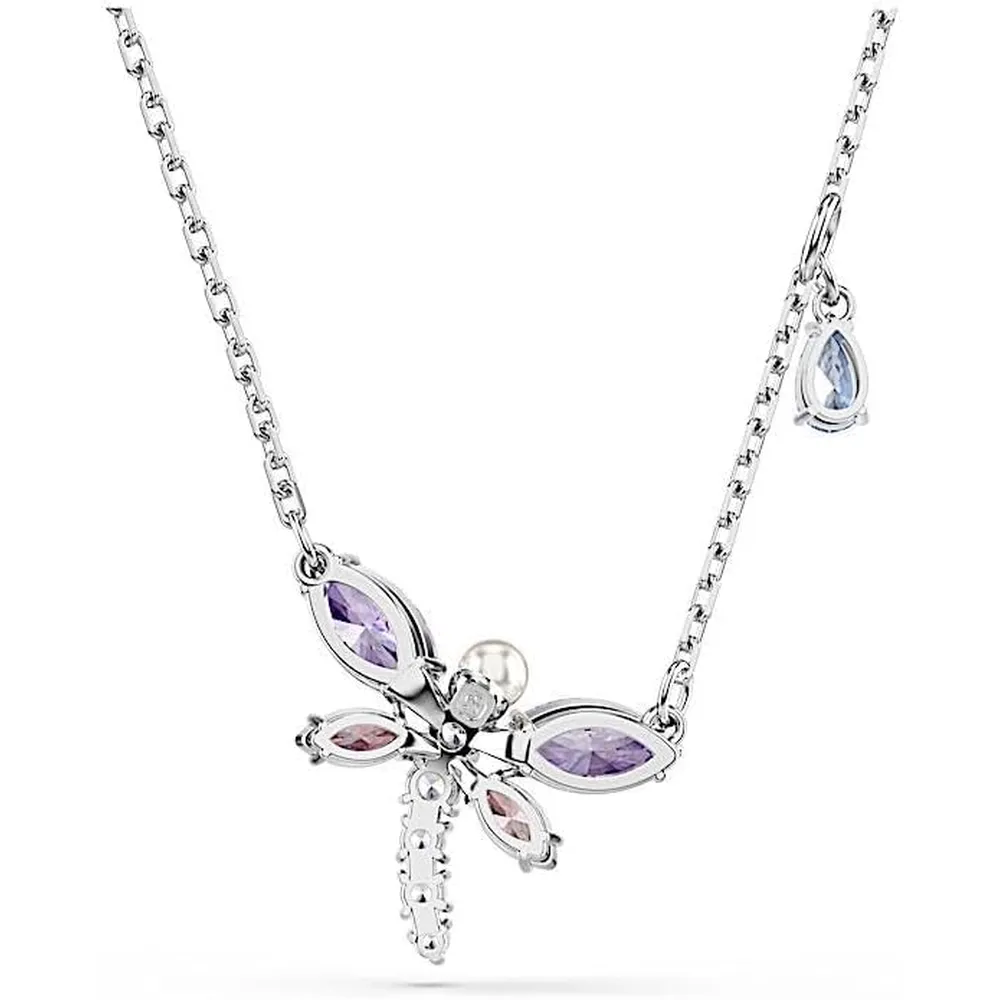 SWAROVSKI ARIANA GRANDE COLLAR LIBÉLULA ACABADO RODIO PARA MUJER | MULTICOLOR