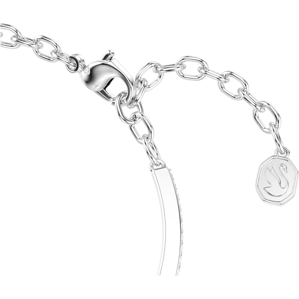 SWAROVSKI PULSERA BANGLE HERRADURA ACABADO RODIO PARA MUJER | PLATEADO