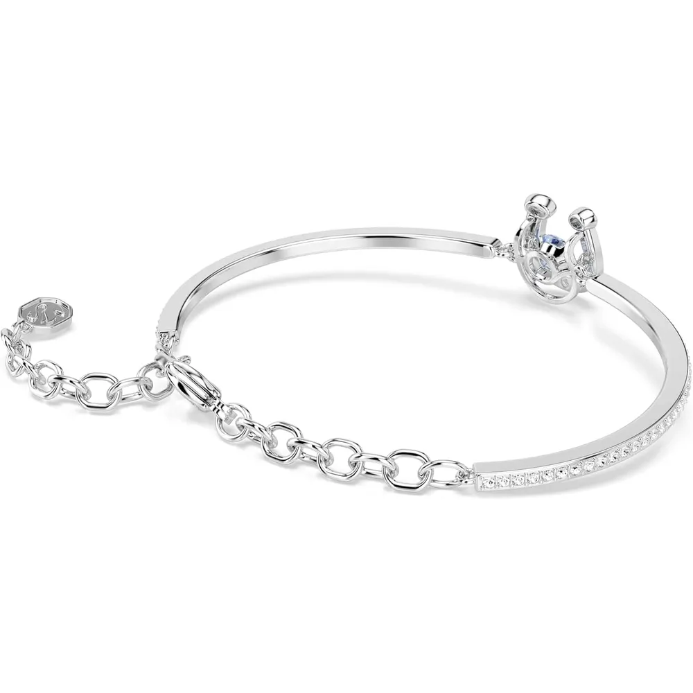 SWAROVSKI PULSERA BANGLE HERRADURA ACABADO RODIO PARA MUJER | PLATEADO