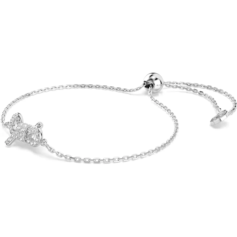 SWAROVSKI PULSERA LAZO ACABADO RODIO PARA MUJER | PLATEADO