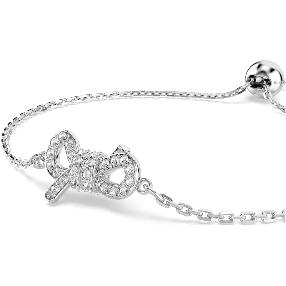 SWAROVSKI PULSERA LAZO ACABADO RODIO PARA MUJER | PLATEADO