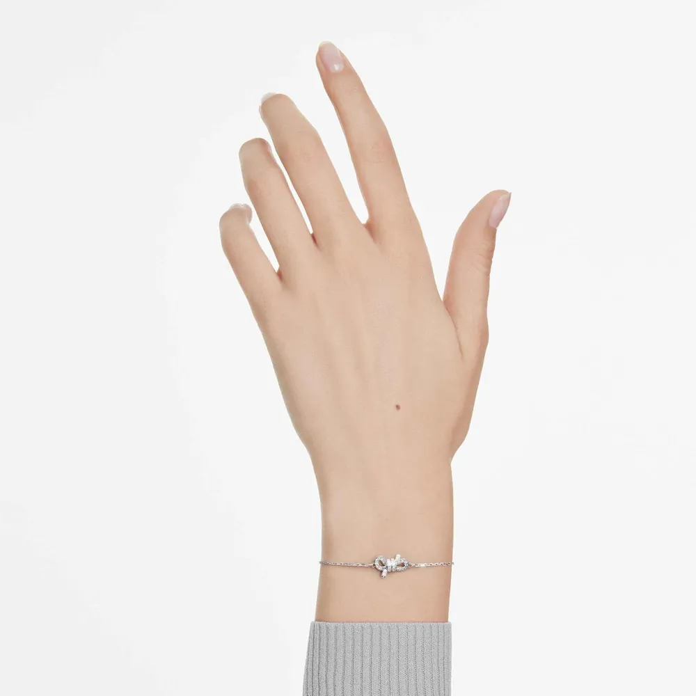 SWAROVSKI PULSERA LAZO ACABADO RODIO PARA MUJER | PLATEADO