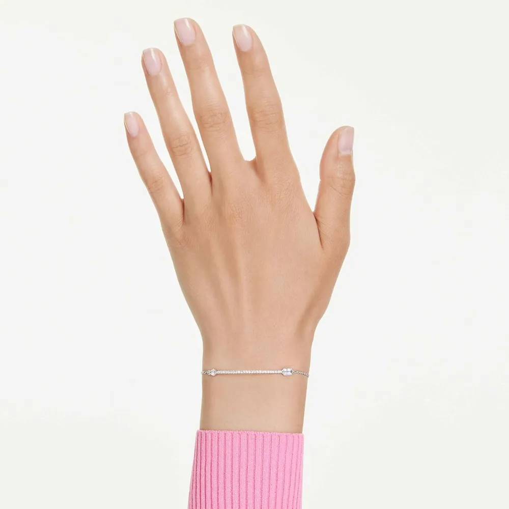 SWAROVSKI PULSERA FLECHA CUPIDO IDYLLIA ACABADO RODIO PARA MUJER | PLATEADO
