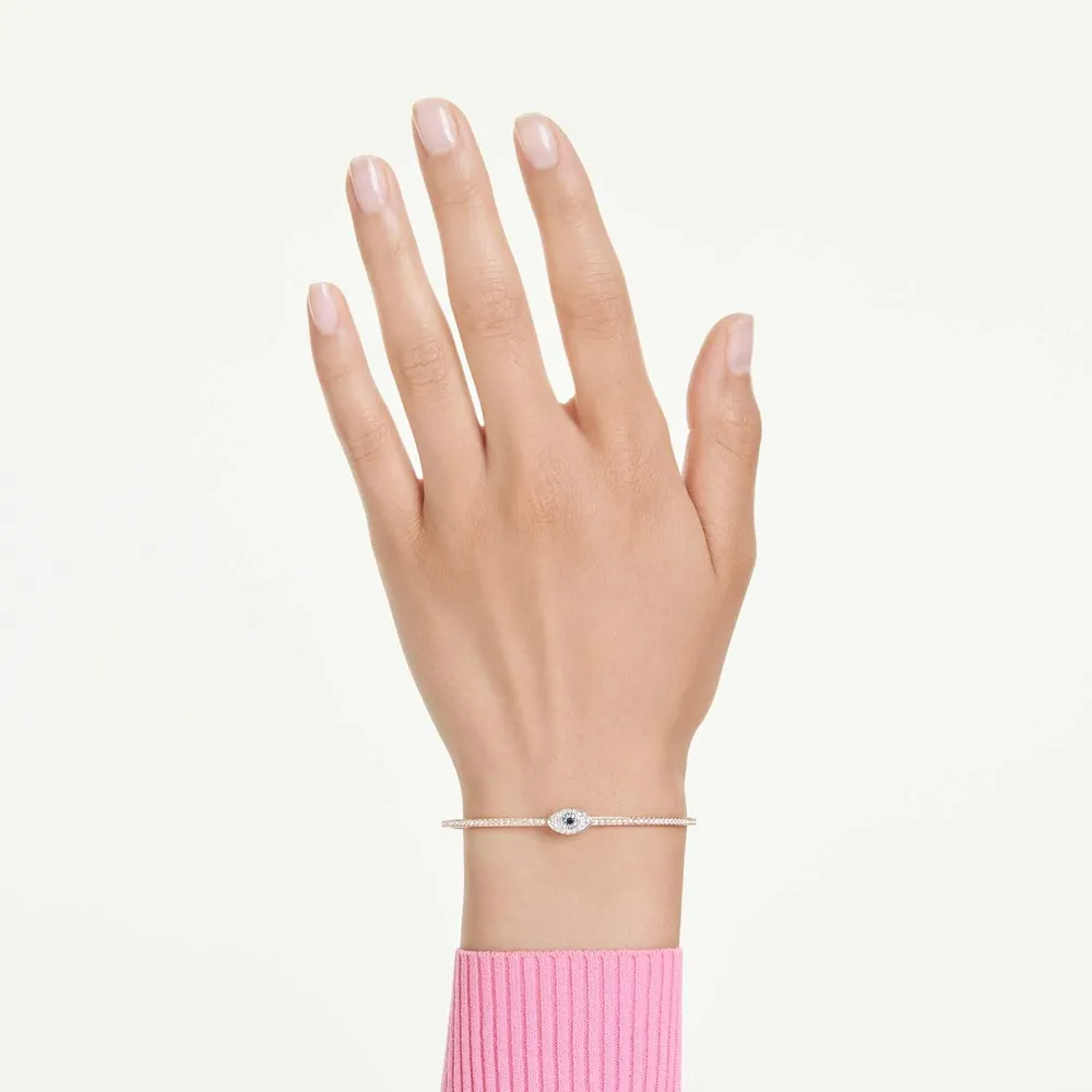 SWAROVSKI PULSERA BANGLE OJO TURCO SYMBOLICA ACABADO ORO ROSA PARA MUJER | ORO ROSA