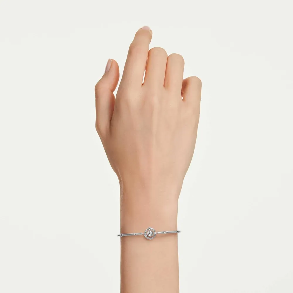 SWAROVSKI PULSERA BANGLE CONSTELLA ACABADO RODIO PARA MUJER | PLATEADO